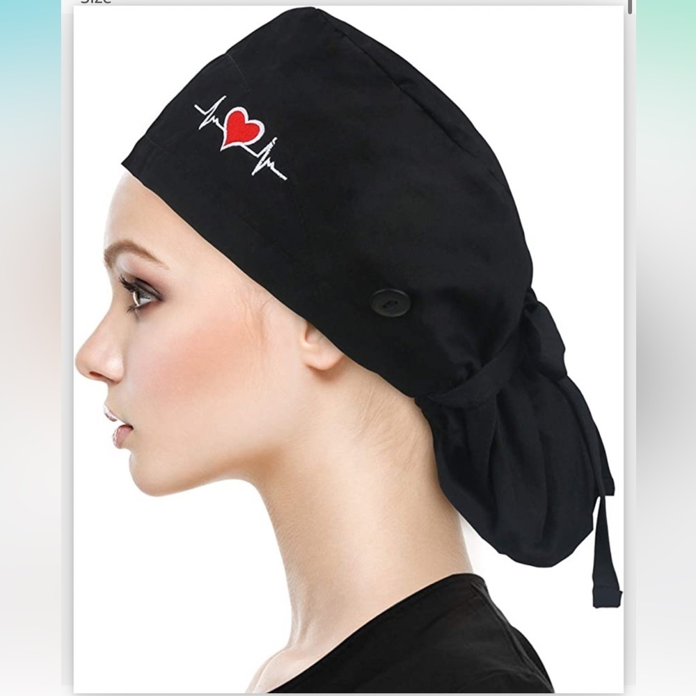 New Scrub Cap with EKG